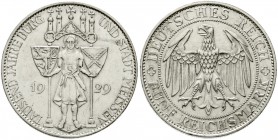 Weimarer Republik, Gedenkmünzen, 5 Reichsmark Meissen
1929 E. sehr schön/vorzüglich