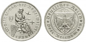 Weimarer Republik, Gedenkmünzen, 3 Reichsmark Vogelweide
1930 A. prägefrisch