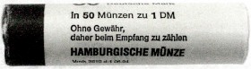 Münzen der Bundesrepublik Deutschland, Kursmünzen, 1 Deutsche Mark Kupfer/Nickel 1950-2001
Originalrolle zu 50 Stück 1995 J. prägefrisch