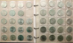Münzen der Bundesrepublik Deutschland, Lots Bundesrepublik
Album mit 389 Münzen aus 1951 bis 1984. Dabei 76 X 5 DM Kurs (J. 387) u.a. 2 X 1958 J (ss,...