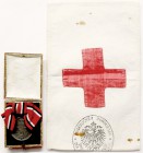 Orden und Ehrenzeichen, Deutschland, Deutsche Länder, bis 1918
Preußen: Medaille für Verdienste um das Rote Kreuz 3. Klasse (Zink) am Bande im Origin...