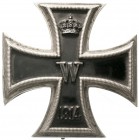 Orden und Ehrenzeichen, Deutschland, Deutsche Länder, bis 1918
Preussen: Eisernes Kreuz I. Klasse 1914 leicht gewölbte Form an Nadel, magnetisch.
se...