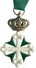 Orden und Ehrenzeichen, Italien
Großkreuz zum Orden des Hl. Moritz und des Lazarus am Halsband.
vorzüglich, kl. Riss im Emaille