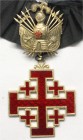 Orden und Ehrenzeichen, Italien-Kirchenstaat, Leo XIII., 1878-1903
Orden des Heiligen Grabes zu Jerusalem. Kommandeurskreuz des Militärs am Band mit ...