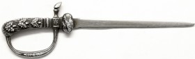 Militaria, Blankwaffen, Deutschland
Miniatur eines DJV-Hirschfängers. Länge 20 cm.
vorzüglich