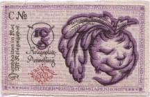 Banknoten, Deutsches Notgeld und KGL, Bielefeld, Notgeld besonderer Art
10 Pfennig 1.4.1919. Leinen weiß, Rs. mit Serien Buchst. C und No.
I-