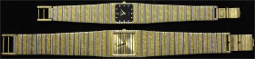 Varia, Uhren, Armbanduhren
2 Armbanduhren des Herstellers RAYMOND WEIL: Damenuhr, Modell 8056, Zifferblatt quadratisch 16 mm schwarz mit Strass-Stein...