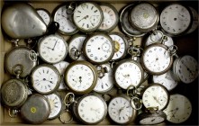 Varia, Uhren, Lots
Sammlung von 37 alten Herrentaschenuhren. 19. und 20. Jh. Alle mit Mängeln/Defekten.