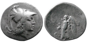 PAMPHYLIA, Side. Circa 205-100 BC. AR Drachm.