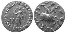 KINGS of BAKTRIA. Antimachos II. Circa 174-165 BC. AR Drachm