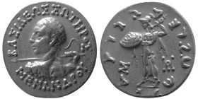 BAKTRIAN KINGS, Menander I Soter, AR Tetradrachm. Scarce.
