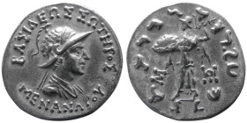 BAKTRIAN KINGS, Menander I Soter. AR Tetradrachm.