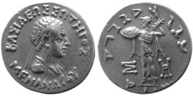 INDO-GREEK KINGS, Menander I. 165-130 BC. AR Tetradrachm