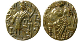 INDIA, Later KUSHAN KINGS, Kipunada. 335-350 AD. Gold Dinar