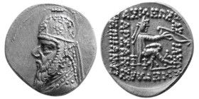 KINGS of PARTHIA; Mithradates II. 121-91 BC. AR Drachm. Rhagai.