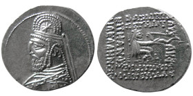 KINGS of PARTHIA; Mithradates III. 87-80 BC. AR Drachm