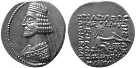 KINGS of PARTHIA; Mithradates IV. 58/7-55 BC. AR Drachm