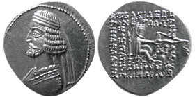 KINGS of PARTHIA; Mithradates IV. 58/7-55 BC. AR Drachm