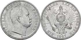 Germany. Wilhelm I (1861-1888). AR Taler 1867 A, Berlin mint. Jaeg. 96. AR. 18.50 g. 33.00 mm. AU/MS.