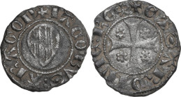 Italy. Giacomo II d'Aragona (1323-1327). BI Alfonsino minuto, Sardegna, Bonaria mint. CNI 4 (Denaro - Villa di Chiesa); MIR (Piem. Sard. Lig. Cors.) 5...