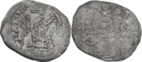 Italy. Republic in the name of Fredrick I (1155-1312). BI Aquilino piccolo (bianco), Pisa mint, 1264-1279. MIR (Toscana, zecche) 407. BI. 0.79 g. 15.5...