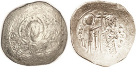 ALEXIUS I, Ar Histamenon, Facg Christ bust/St Demetrius & Alexius stg, S1905 (VF £500); ex-CNG 1994 as "Good VF, obv somewhat eroded," I grade AF/VF, ...
