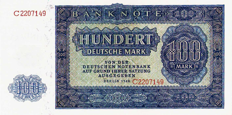 Deutsche Demokratische Republik
Alliierte Besatzung-Deutsche Notenbank 1948 20,...