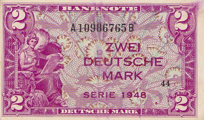 Bundesrepublik Deutschland
Bank deutscher Länder 1948-1949 5 (2x) und 10 Pfenni...