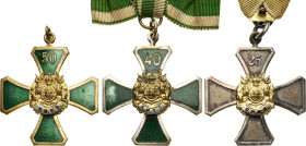 Auszeichnungen deutscher Kriegervereine
Sächsischer-Militär-Vereins-Bund Ehrenkreuz nach 1925 (Glaser & Sohn) für 50-jährige Bundeszugehörigkeit, 2. ...
