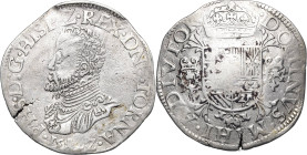 Belgien-Tournai (Doornik)
Philipp II. 1555-1598 Philippstaler (Ecu philippe) 1592, Turm-Tournai Delmonte 45 (R2) Davenport 8655 Kl. Schrötlingsriss, ...