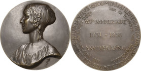 Belgisch-Kongo
Baudouin 1951-1993 Bronzemedaille 1956 (de Bremaecker) 25. Jahrestag des Gesundheitsfonds von Königin Elisabeth zur Versorgung der ind...