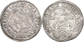 Dänemark
Christian IV. 1588-1648 1 Mark 1616, Kopenhagen Hede 99 D Sehr schön+