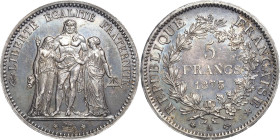 Frankreich
Dritte Republik 1870-1940 5 Francs 1875, A-Paris Gadoury 745 a Davenport 92 Attraktives Exemplar mit feiner Patina. Winz. Kratzer, vorzügl...