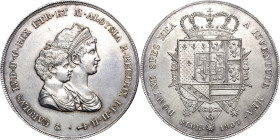 Italien-Etrurien, Königreich 1801-1807
Marie Louise, Vormund für Karl Ludwig, 1803-1807 Scudo da 10 Lire Fiorentine (Dena) 1807, Pisa Montenegro 236 ...