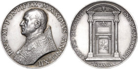 Italien-Kirchenstaat/Vatikanstadt
Pius XII. 1939-1958 Silbermedaille 1950 (Mistruzzi) Das Hl. Jahr und die Öffnung der Porta Santa. Brustbild nach li...