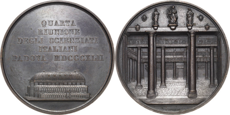 Italien-Padua
 Bronzemedaille 1842 ( F. Putinati) 4. Versammlung italienischer ...