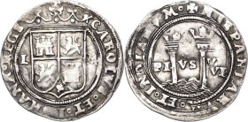 Mexiko
Johanna und Karl I. 1504-1516/1555 Real o.J. LM-Mexiko City Cayon 2890 Sehr schön-vorzüglich