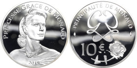 Monaco
Albert II. seit 2005 10 Euro 2019. 90. Geburtstag von Grace Kelly. Im Originaletui mit Zertigikat Auflagenhöhe: nur 5000 Exemplare. Selten. Po...