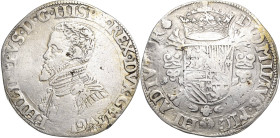 Niederlande-Geldern
Philipp II. von Spanien 1555-1598 Philippstaler (Ecu philippe) 1561, Kreuz-Geldern Delmonte 30 (R1) Gelder/Hoc 210-6b Davenport 8...