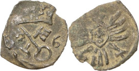 Polen
Sigismund III. Wasa 1587-1632 Denar 1606, Posen Kopicki 7957 (R5) Gumowski 1466 Sehr selten. Sehr schön