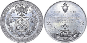 Russland
Alexander III. 1881-1894 Aluminiummedaille 1892. Erinnerungsmedaille der Kaiserlichen Technischen Gesellschaft auf die 4. Elektrizitätsausst...