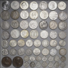 Allgemeine Lots
Lot-60 Stück Interessantes Lot von ausländischen Münzen des 19. und 20. Jhd. Großteils in Silber. Dabei auch 2 Bronzemedaillen. Von D...