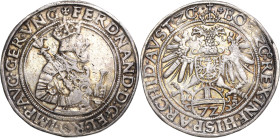 Habsburg
Ferdinand I. 1521-1564 Taler zu 72 Kreuzer o.J. Hall Voglhuber 48/II Davenport 8029 M./T. 124 Markl 1677 Sehr schön+