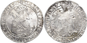 Habsburg
Maximilian II. 1564-1576 Taler 1567. Zeitgenössische Levantinische Imitation. Mit Porträt Karls V. aber mit Jahreszahl 1567 Davenport -, vgl...