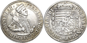 Habsburg
Erzherzog Ferdinand 1564-1595 Taler o.J. Hall Voglhuber 87/IV var. Davenport 8097 M./T. 267 var Kl. Randfehler, sehr schön-vorzüglich