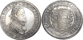 Habsburg
Rudolf II. 1576-1612 Taler 1608, Ensisheim Voglhuber 95/VII Davenport 3033 Sehr schön-vorzüglich