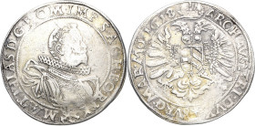 Habsburg
Matthias 1608-1619 Taler 1618, Kuttenberg Mzz. 49-6-strahliger Stern (Münzmeister Sebastian Hölzl) Voglhuber 115/II Davenport 3071 Dietiker ...