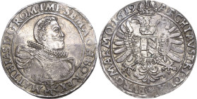 Habsburg
Matthias 1608-1619 Taler 1619, Kuttenberg 6-strahliger Stern, Mzz. 49 (Münzmeister Sebastian Hölzl) Voglhuber 115/III Davenport 3071 Dietike...