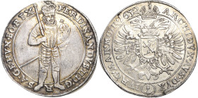 Habsburg
Ferdinand II. 1619-1637 Taler 1632, Prag Mzz. 19 (Münzmeister Tobias Schuster) Voglhuber 149/I Davenport 3136 Dietiker 717 Seltener Jahrgang...