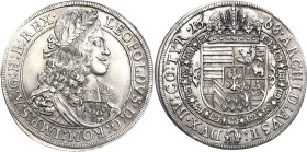 Habsburg
Leopold I. 1657-1705 Taler 1668, Hall Mit Löwenkopfschulter Voglhuber 221/I Davenport 3240 M./T. 702 Vorzüglich/Prägefrisch